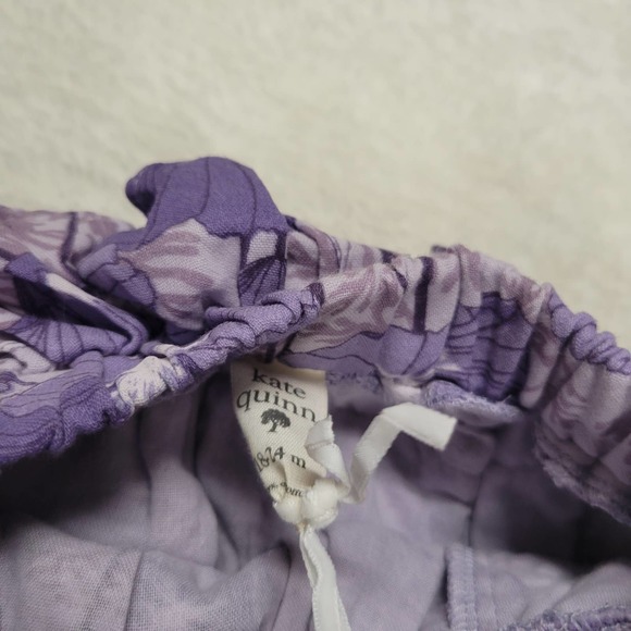 Kate Quinn Purple Poppy Ruffled Bloomer 18-24M - Picture 2 of 4